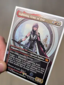Lightning, Army of One (Borderless) - NM - FF x MTG - Image 2