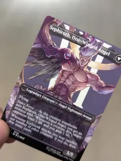 Sephiroth, Fabled Soldier (Borderless) - NM - FF x MTG - Image 4