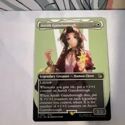 Aerith Gainsborough Borderless #0374 NM Final Fantasy FIN MTG Magic Rare - Image 1