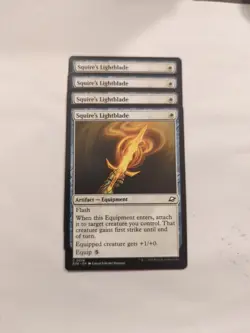 (4) Squire's Lightblade *PLAYSET* Edge of Eternities Regular NM MTG - Image 1