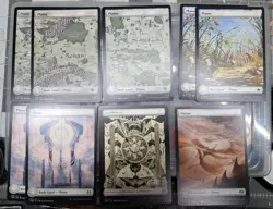 Lot Of 54 Mtg Full Art Land Cards Non Foil NM Unplayed - Image 2