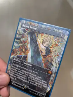 Buster Sword (Borderless) - NM - FF x MTG - Image 2
