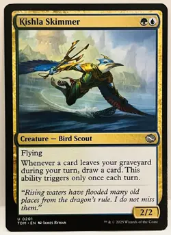 Kishla Skimmer -#201-MTG-Tarkir: Dragonstorm-Regular-LP - Image 1