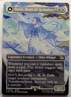 VENAT, HEART OF HYDAELYN Borderless -Final Fantasy MTG Magic: the Gathering - Image 1
