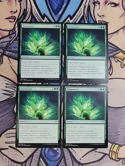 4x Harmonize - NM/M Commander 2020 C20 MTG Magic - Image 1