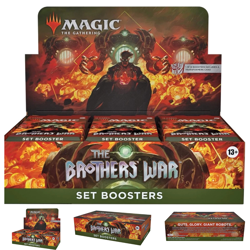 MTG The Brothers' War Set Booster Box 30 Packs 360 Cards English FACTORY SEALED - Image 1