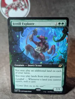 MTG, Icetill Explorer, #343 Extended Art, Edge of Eternities, NM, Rare, Non Foil - Image 1