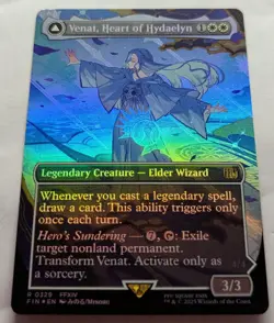 VENAT, HEART OF HYDAELYN Borderless Foil -Final Fantasy MTG Magic: the Gathering - Image 2