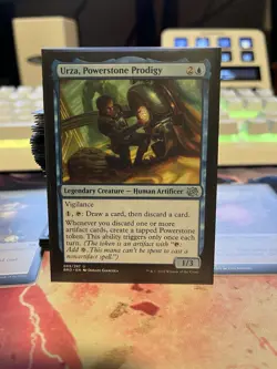 MTG Pauper Commander Deck - Urza Powerstone Prodigy - Mono-Blue Artifact Ramp - - Image 1