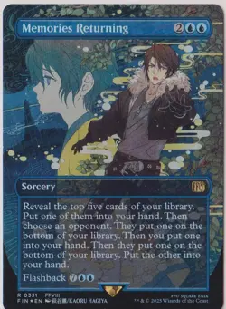 MTG Memories Returning (Borderless) Final Fantasy Foil - Image 1