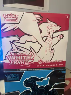 Pokemon Center Black Bolt and White Flare Elite Trainer Box ETB Set Sealed - Image 2