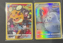 Dedenne TG07 & Abomasnow TG01 : Brilliant Stars Trainer Gallery Holo Pokemon - Image 1