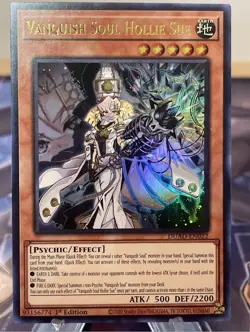 Yugioh! VANQUISH SOUL HOLLIE SUE ULTRA RARE DUAD-EN022 NM - Image 1
