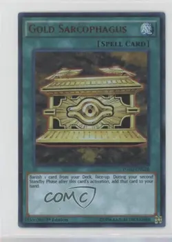 Gold Sarcophagus 1st Ed. YuGiOh Yugi's Legendary Decks - Collector's Set 1i1o - Image 1