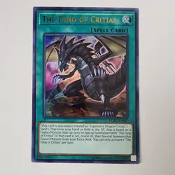 The Fang of Critias - LCKC-EN037 - NM - Ultra Rare - Unlimited - Yugioh - Image 1