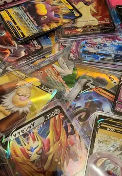 Pokemon Card Bulk lot 100 With HOLO/REVERSE HOLO + 1 V/EX & Extras - Image 2