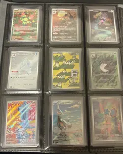 Huge Pokemon Collection binder lot base set , s & v 151 , signed cards and more - Image 1