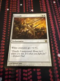 1x MTG - Crusade - Duel Decks: Elspeth vs Tezzeret - NM Banned Card - Image 1