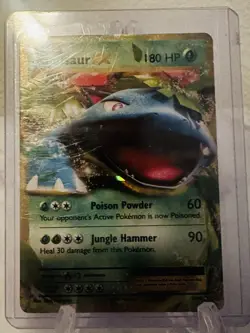Venusaur-EX - 1/108 - Holo Rare EX LP, English Pokemon XY Evolutions - Image 1