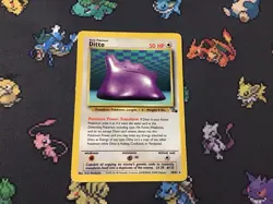 Pokemon TCG Ditto 18/62 Fossil Non-Holo Rare Pokemon Card - Image 3