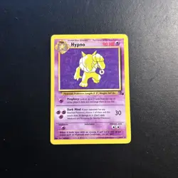Hypno 23/62 Fossil Unlimited Pokemon Card Regular Rare Lightly Played LP - Image 1
