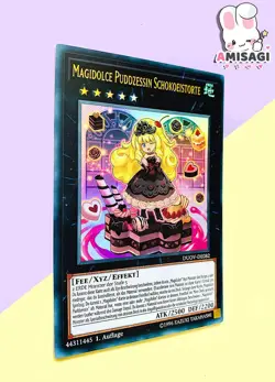 Yu-Gi-Oh! Card Magidolce Puddzessin Schokoeistorte DUOV-DE082 TCG German - Image 2