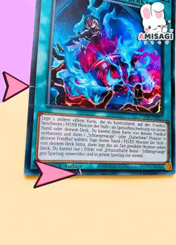 Yu-Gi-Oh! Card Sinful Spoils - Snake Eye AGOV-DE057 TCG German - Image 2