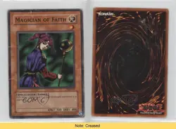Magician of Faith Unlimited YuGiOh Starter Deck Joey #SDJ-017 2003 READ 2u3 - Image 3