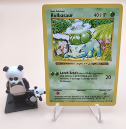 Shadowless Bulbasaur Pokemon Card TCG 1999 Base Set WOTC 44/102 - Image 1