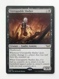 Magic The Gathering: MTG Unstoppable Slasher - Creature NF (DSK) Rare 0119 - Image 1