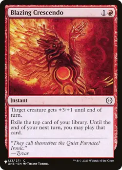 Blazing Crescendo - 123/271 / English / Near Mint MTG - Image 1