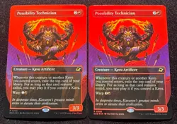 x2 - Possibility Technician (Borderless FOIL) - MTG Edge of Eternities - NM - Image 1