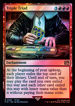 x1 Triple Triad - Foil R MTG Final Fantasy M/NM, English - Image 1