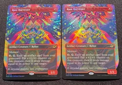 x2 - Rust Harvester (Borderless FOIL) - MTG Edge of Eternities - NM - Image 1