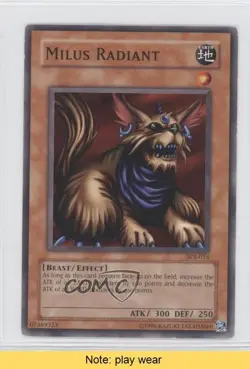 Milus Radiant Unlimited YuGiOh Starter Deck Joey #SDJ-014 2003 READ 1a1 - Image 1