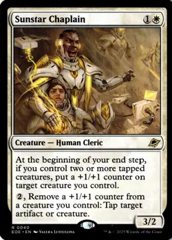 Sunstar Chaplain Non-Foil Edge of Eternities 40 NM MTG - Image 1