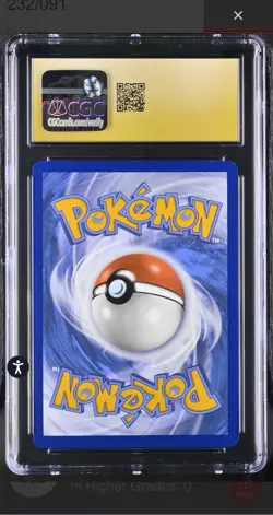 CGC PRISTINE 10 Bubble Mew Ex 232 Paldean Fates 232/091 Pokemon SIR Illustration - Image 2