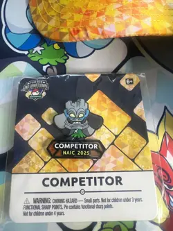 POKEMON NAIC NORTH AMERICAN 2025 COMPETITOR KIT HAT SLEEVES PIN DECKBOX POFFIN - Image 3