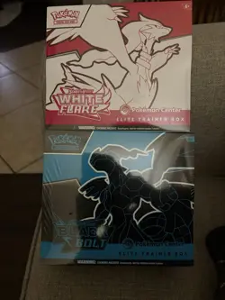 Pokemon Center Black Bolt & White Flare Elite Trainer Box ETB Bundle - Preorder - Image 1