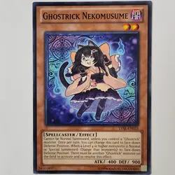 Ghostrick Nekomusume - LVAL-EN023 - NM - Common - Unlimited - Yugioh - Image 1