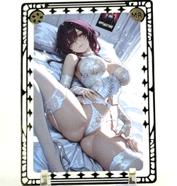 Goddess Story: Honkai Star Rail Kafka Non-Serial Metal Anime Waifu CCG Card - Image 1