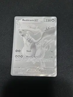 Pokemon Reshiram EX 173/086 White Flare Ultra Rare Card Mint Condition - Image 1