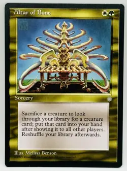 MTG Altar of Bone Ice Age LP Lightly Played Rare Magic The Gathering Card - Image 1