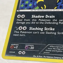 Pokemon TCG Umbreon Black White Holo Card BW93 Black Star Promo LP - Image 4