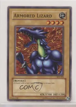 Armored Lizard Unlimited YuGiOh Starter Deck Joey #SDJ-009 2003 qm5 - Image 1