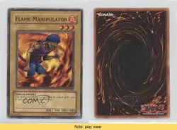 Flame Manipulator Unlimited YuGiOh Starter Deck Joey #SDJ-006 2003 READ 2u3 - Image 3