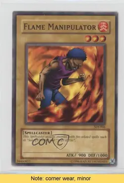 Flame Manipulator Unlimited YuGiOh Starter Deck Joey #SDJ-006 2003 READ to3 - Image 1