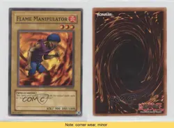 Flame Manipulator Unlimited YuGiOh Starter Deck Joey #SDJ-006 2003 READ to3 - Image 3