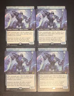 x4 - Emissary Escort (Extended Art) MTG Commander: Edge of Eternities- NM - Image 1