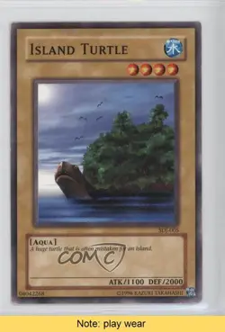 Island Turtle Unlimited YuGiOh Starter Deck Joey #SDJ-005 2003 READ 2u3 - Image 1